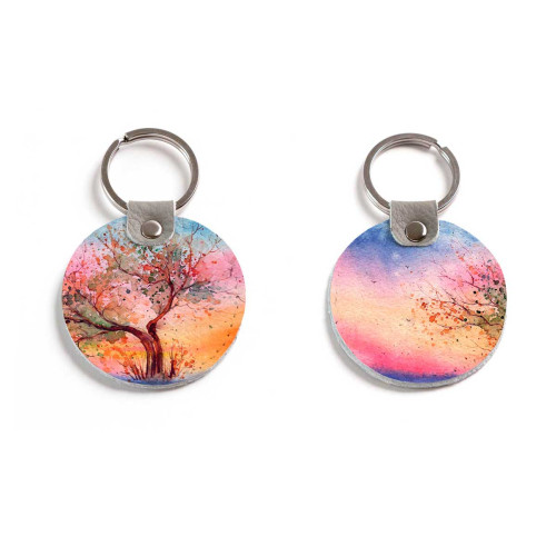 Брелок (Круглый) TRI4 «Wood»