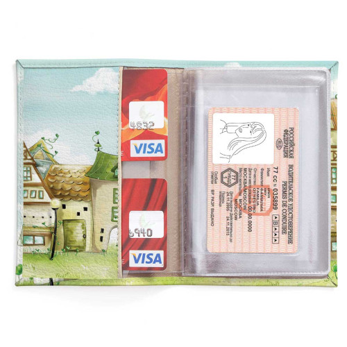 Обложка для автодокументов, AUT2 «Игрушечный город»