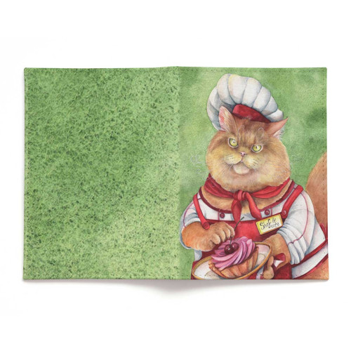 Обложка для паспорта, PAS2 «Кот-шеф-повар»