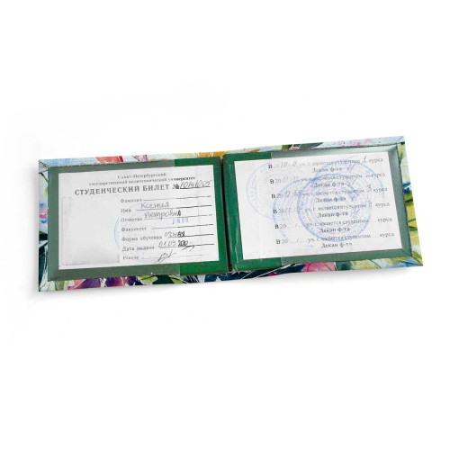 Обложка для студенческого билет STD1 «Vase»