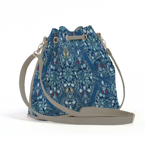 Сумка на плечо BG17 «Мозаика голубая»