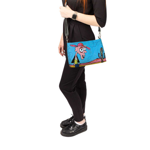 Сумка шолдер, BAG3 «Cow Boy »