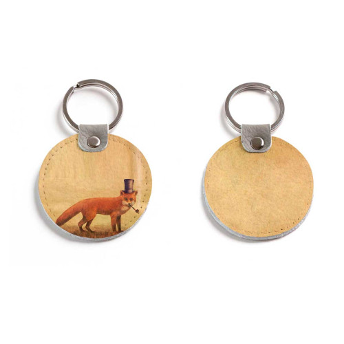 Брелок (Круглый) TRI4 «Smoke fox»