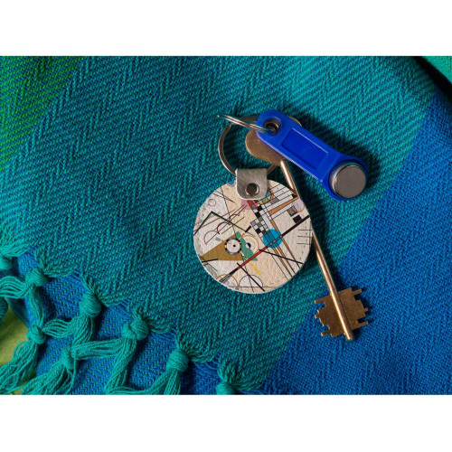 Брелок (Круглый) TRI4 «Kandinsky Composition»