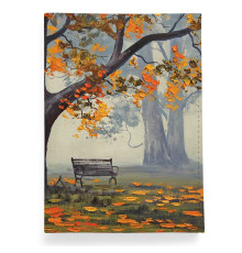 Обложка для автодокументов, AUT2 «Autumn bench»