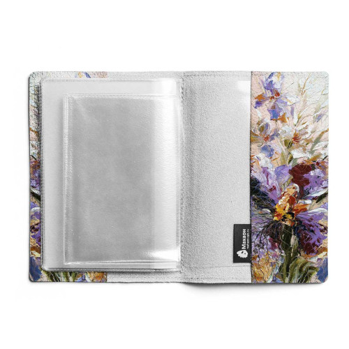 Обложка для автодокументов, AUT1 «Ирисы»