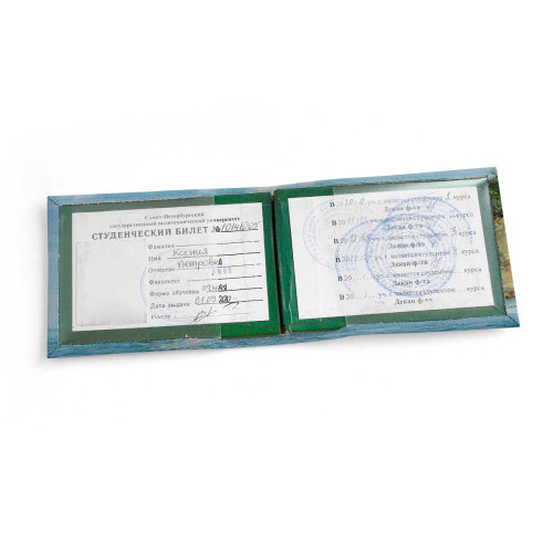 Обложка для студенческого билет STD1 «Корабль»