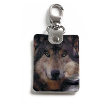 Брелок (Прямоугольный ) TRI1 «Волк»