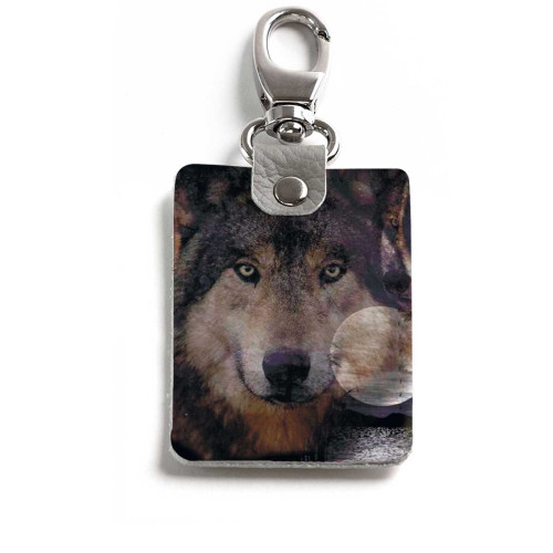 Брелок (Прямоугольный ) TRI1 «Волк»