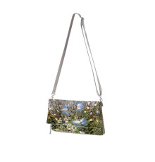 Клатч, кросс-боди KHL3 «Бабочки над цветами и травами»