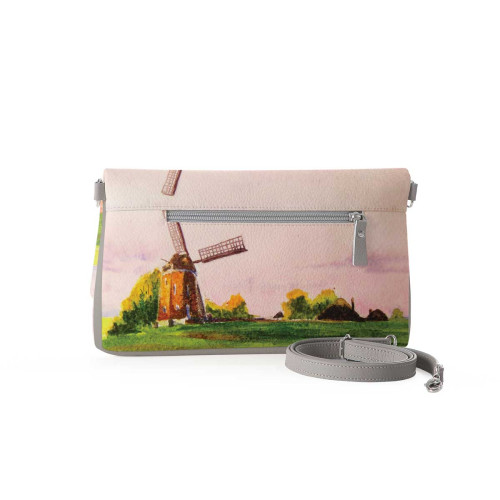 Клатч, кросс-боди KHL3 «Поля тюльпанов Голландия»
