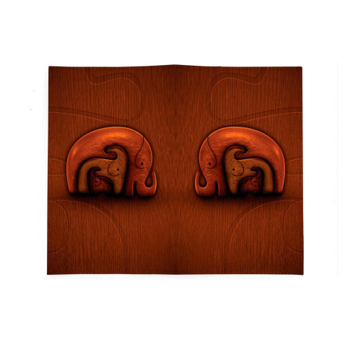 Портмоне PRS3 «Деревянные слоны»