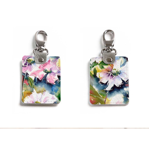 Брелок (Прямоугольный ) TRI1 «Watercolor»