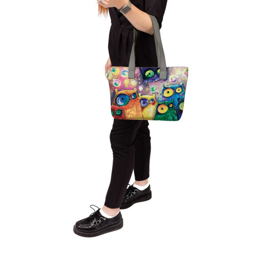 Сумка тоут, BAG2 «Many owls»