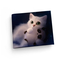 Обложка для зачетной книжки ZTK1 «Cat & Panda»