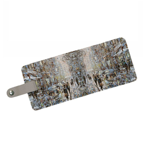 Кошелек мини PRS8 «Ранний вечер на петербургской улице»