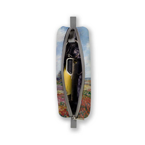 Ключница на молнии, KEY4 «Claude Monet Tulip Field and windmill»