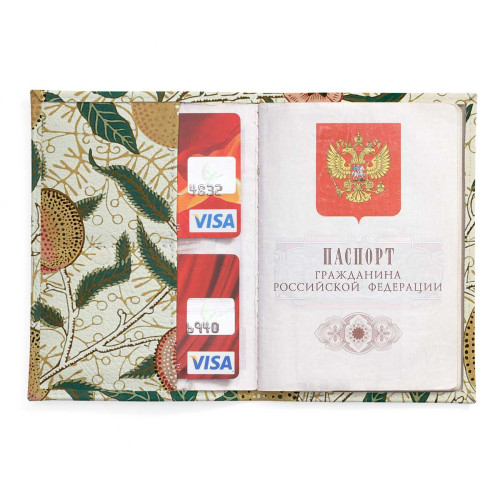 Обложка для паспорта, PAS2 «William Morris 9»