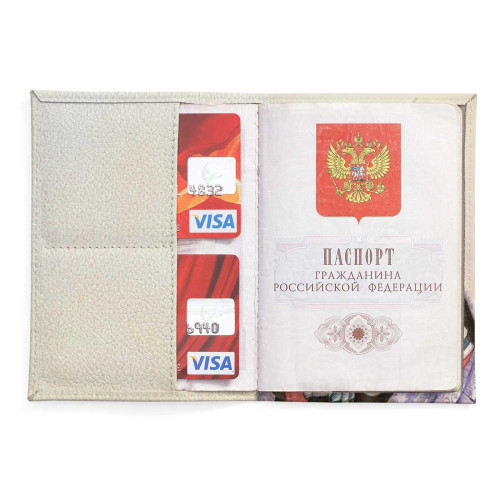 Обложка для паспорта, PAS2 «Кот с душой поэта»