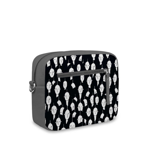 Сумка кросс-боди BG47 «Black faces»