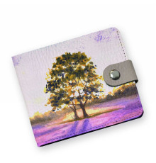 Кошелек мини PRS8 «Лавандовые поля Франции»