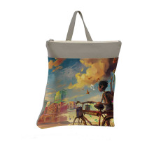 Рюкзак BKP3 «Мальчик и велосипед»