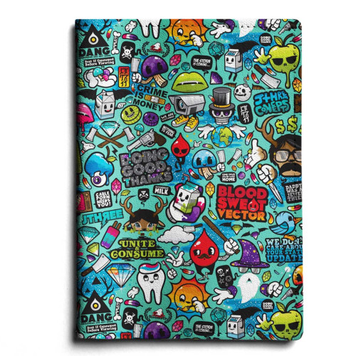 Обложка для автодокументов, AUT1 «Colored drawings»