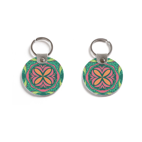 Брелок (Круглый) TRI4 «0653 Калейдоскоп»