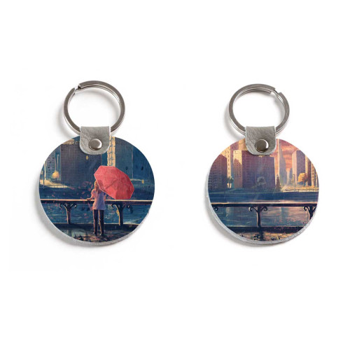 Брелок (Круглый) TRI4 «Art gorod»