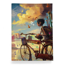 Обложка для автодокументов, AUT2 «Мальчик и велосипед»