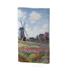 Портмоне PRS3 «Claude Monet Tulip Field and windmill»