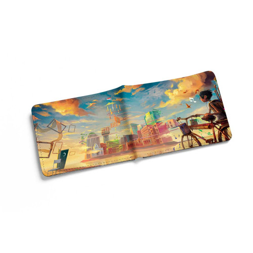 Кошелек мини, PRS2 «Мальчик и велосипед»