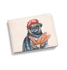 Кошелек мини, PRS2 «Букет из багетов»