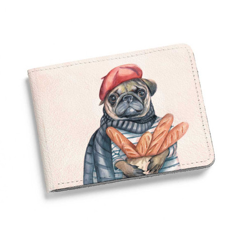 Кошелек мини, PRS2 «Букет из багетов»