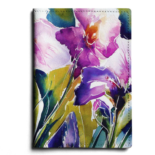 Обложка для паспорта, PAS1 «Irisy akvarel»