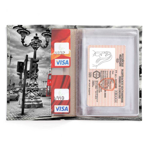 Обложка для автодокументов, AUT2 «London bus»