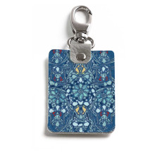 Брелок (Прямоугольный ) TRI1 «Мозаика голубая»