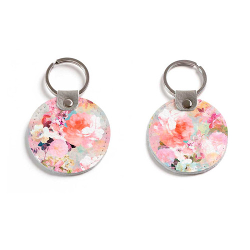 Брелок (Круглый) TRI4 «Peonies»