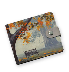 Кошелек мини PRS8 «Autumn bench»