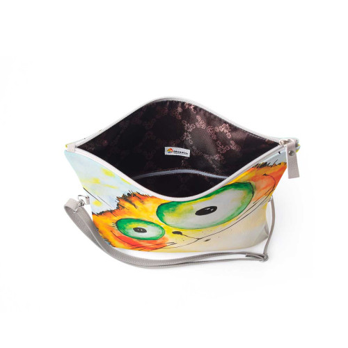 Клатч, кросс-боди KHL3 «Crazy cat»