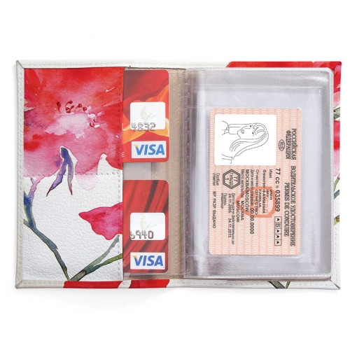 Обложка для автодокументов, AUT2 «Roses»