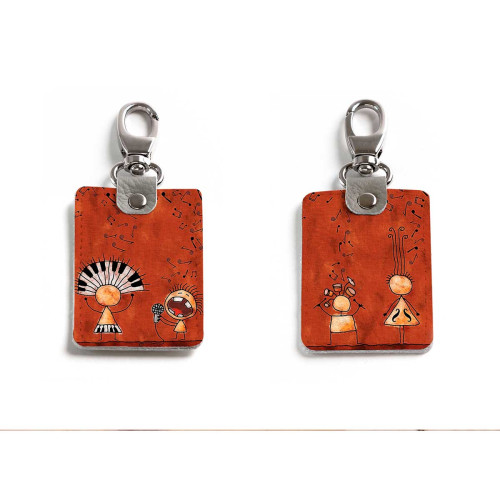 Брелок (Прямоугольный ) TRI1 «Jazz Band»