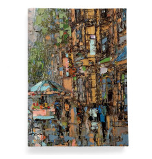 Обложка для паспорта, PAS2 «Летний день на петербургской улице»