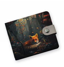 Кошелек мини PRS8 «Лиса в лесу»