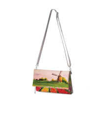 Клатч, кросс-боди KHL3 «Поля тюльпанов Голландия»