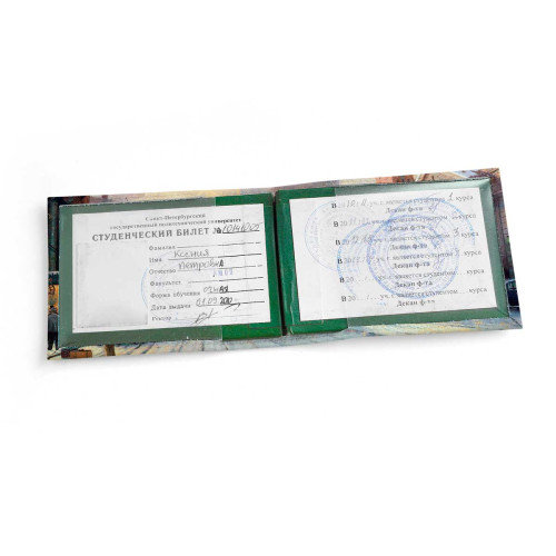 Обложка для студенческого билет STD1 «New York 20 Century»