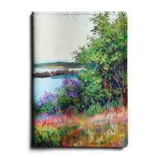 Обложка для автодокументов, AUT1 «Весенняя Волга»