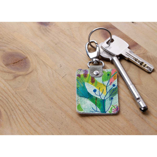 Брелок (Прямоугольный ) TRI1 «Flower»