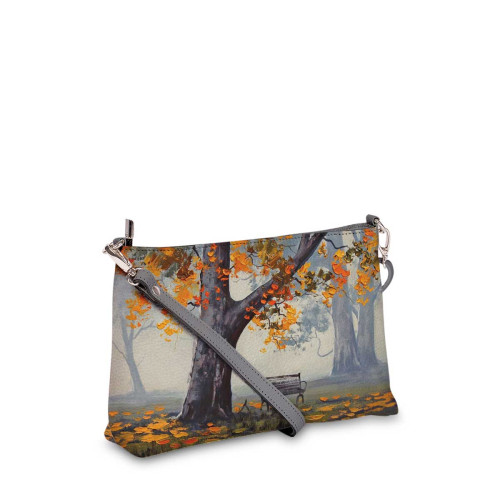 Сумка шолдер, BAG3 «Autumn bench»