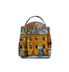 Рюкзак BK19 «Дерево и желтый домик ранней весной»